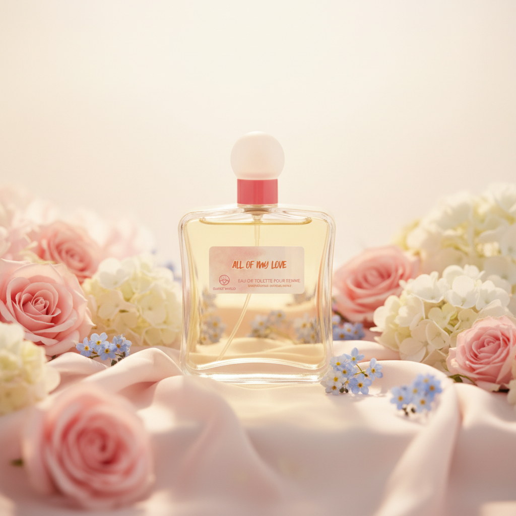 Eau De Toilette All Of My Love Pour Femme 100ML - Perfume Floral Amaderado