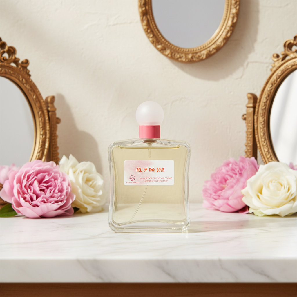 Eau De Toilette All Of My Love Pour Femme 100ML - Perfume Floral Amaderado