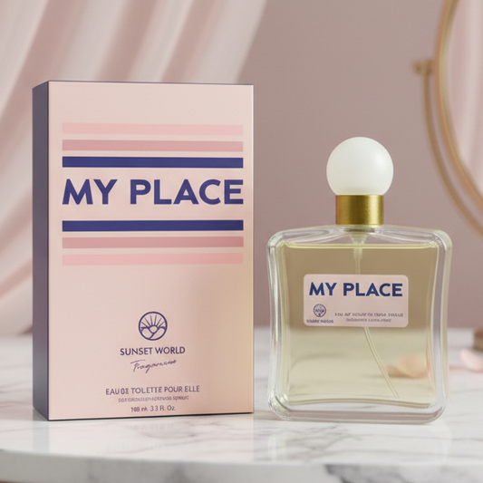 Eau De Toilette My Place Pour Femme 100ML - Fragancia Floral Amaderada
