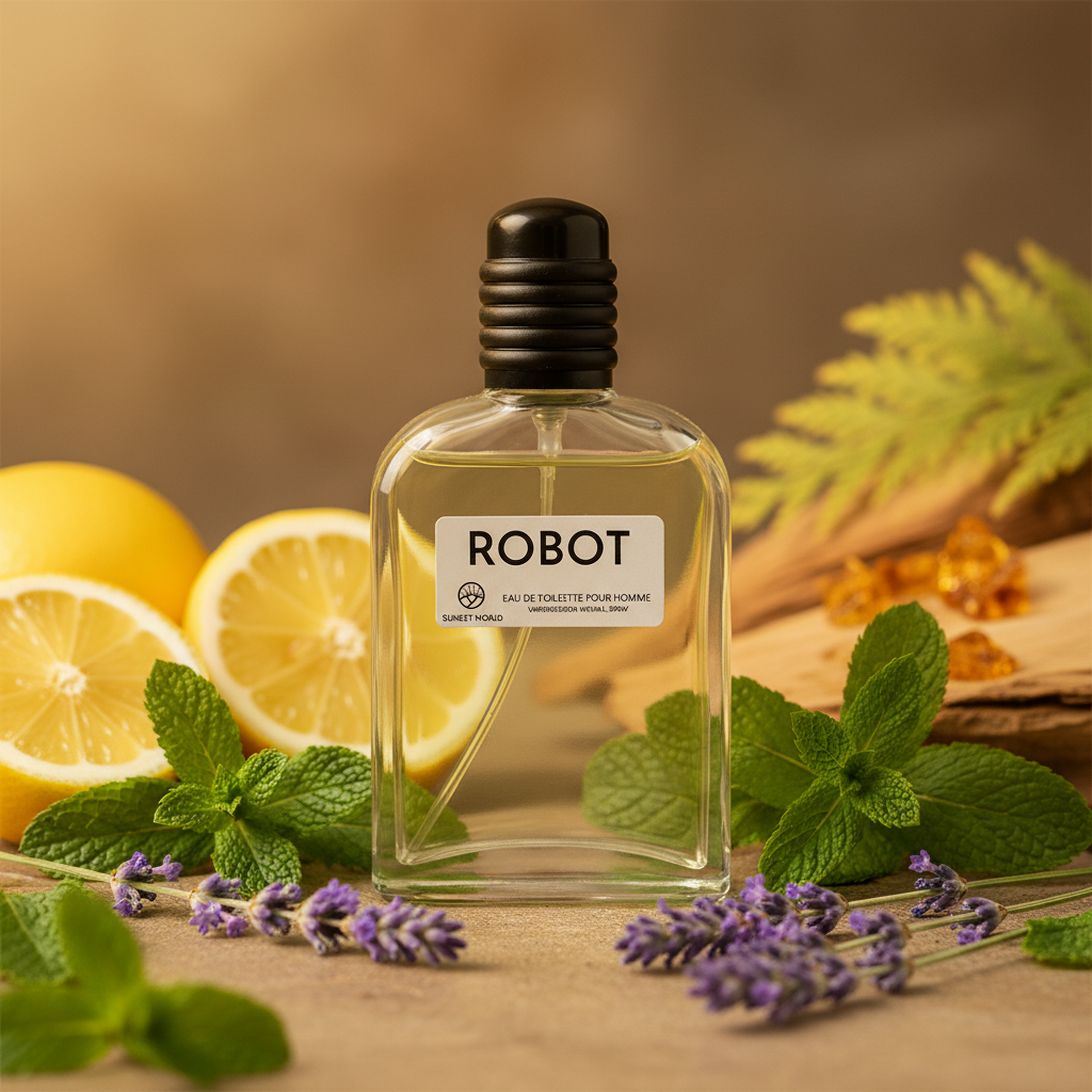Eau De Toillette Robot Pour Homme 100ML - Fragancia Amaderada Aromática