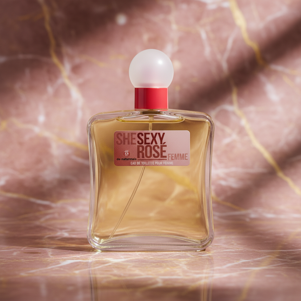 Eau De Toilette She Sexy Rose 100ML - Perfume Floral Frutal Para Mujer