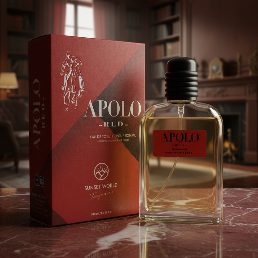 Eau De Toilette Apolo Red Pour Homme 100ML - Perfume Masculino