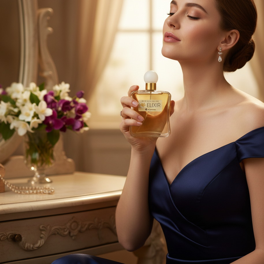 Eau De Toilette Elixir Pour Femme 100ML - Elegancia Floral Amaderada