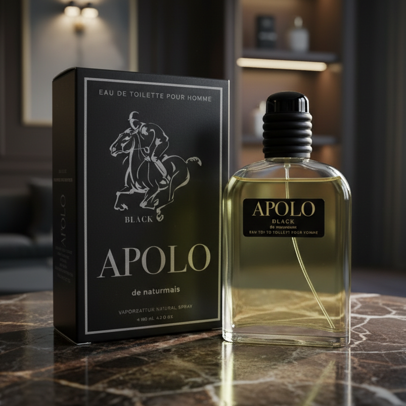 Eau De Toilette Apolo Black Pour Homme 100ML - Elegancia Y Modernidad