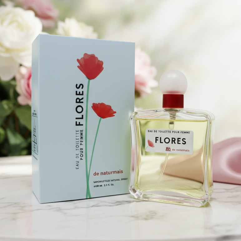 Eau De Toilette Flores Pour Femme 100ML - Fragancia Floral Elegante