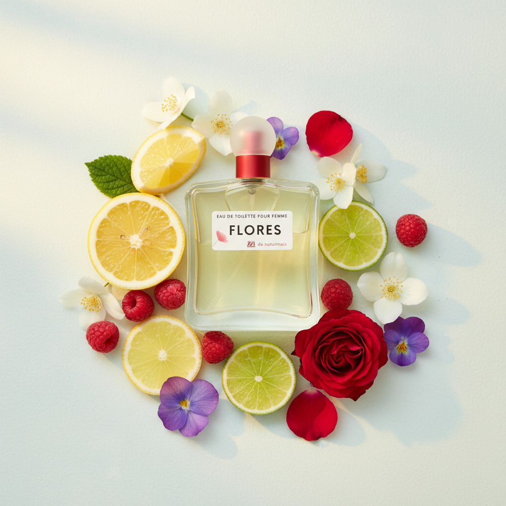 Eau De Toilette Flores Pour Femme 100ML - Fragancia Floral Elegante