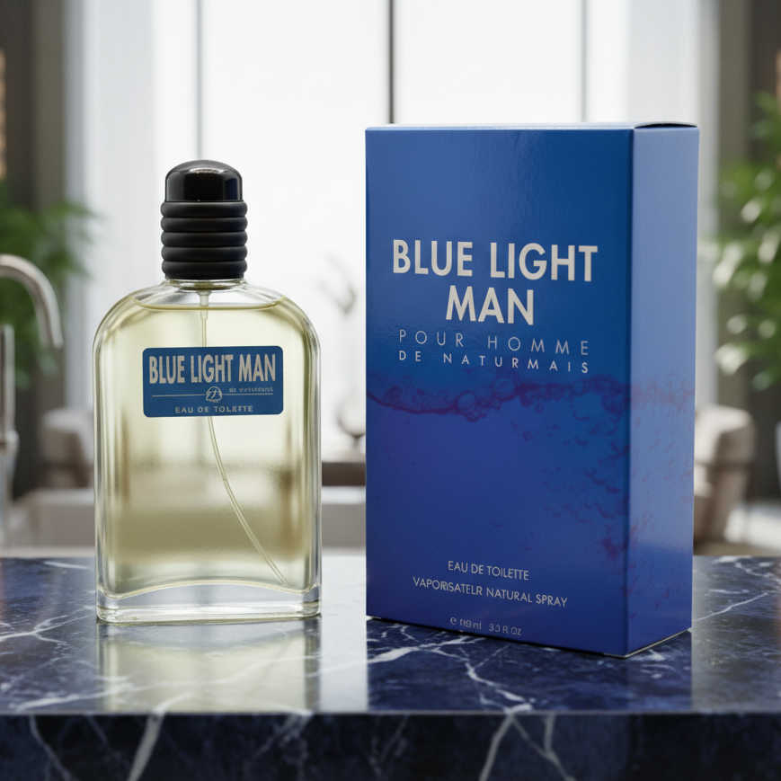 Eau De Toilette Blue Light Man 100ML - Frescura Vibrante Para Hombre