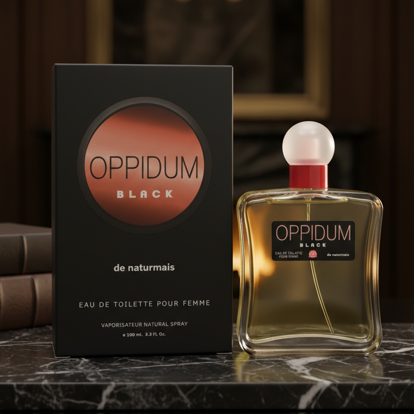 Eau De Toilette Oppidum Black Pour Femme 100ML - Fragancia Floral Oriental