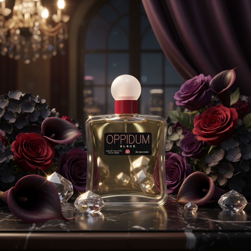 Eau De Toilette Oppidum Black Pour Femme 100ML - Fragancia Floral Oriental