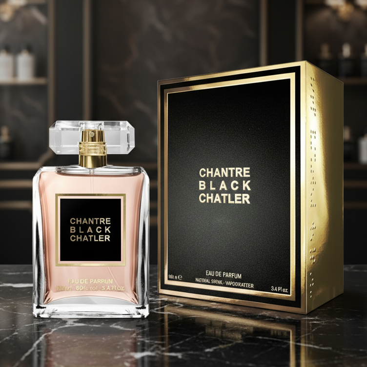 Eau De Parfum Chantre Black 100ML - Elegancia Y Sofisticación