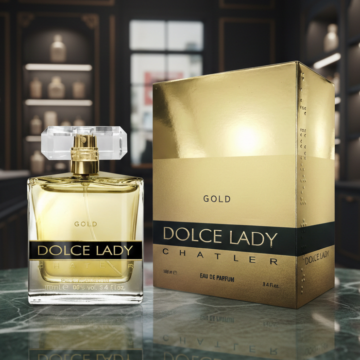 Eau De Parfum Dolce Lady Gold 100ML - Elegancia Y Sensualidad En Frasco