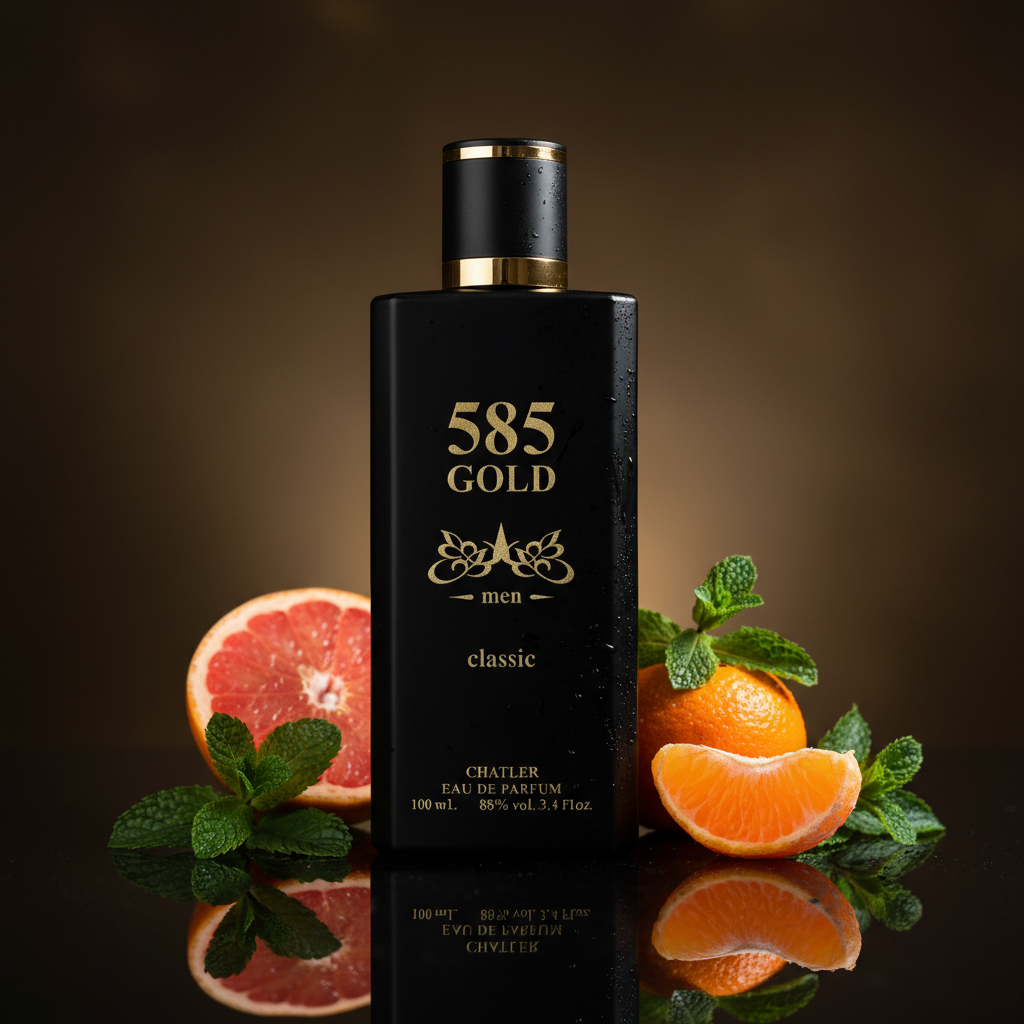 Eau De Toilette 585 Gold Men 100ML - Perfume Amaderado Y Seductor