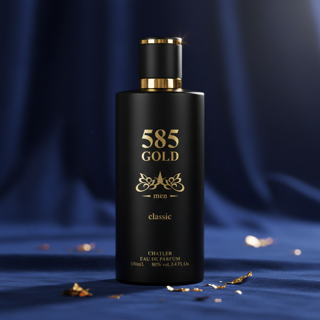 Eau De Toilette 585 Gold Men 100ML - Perfume Amaderado Y Seductor