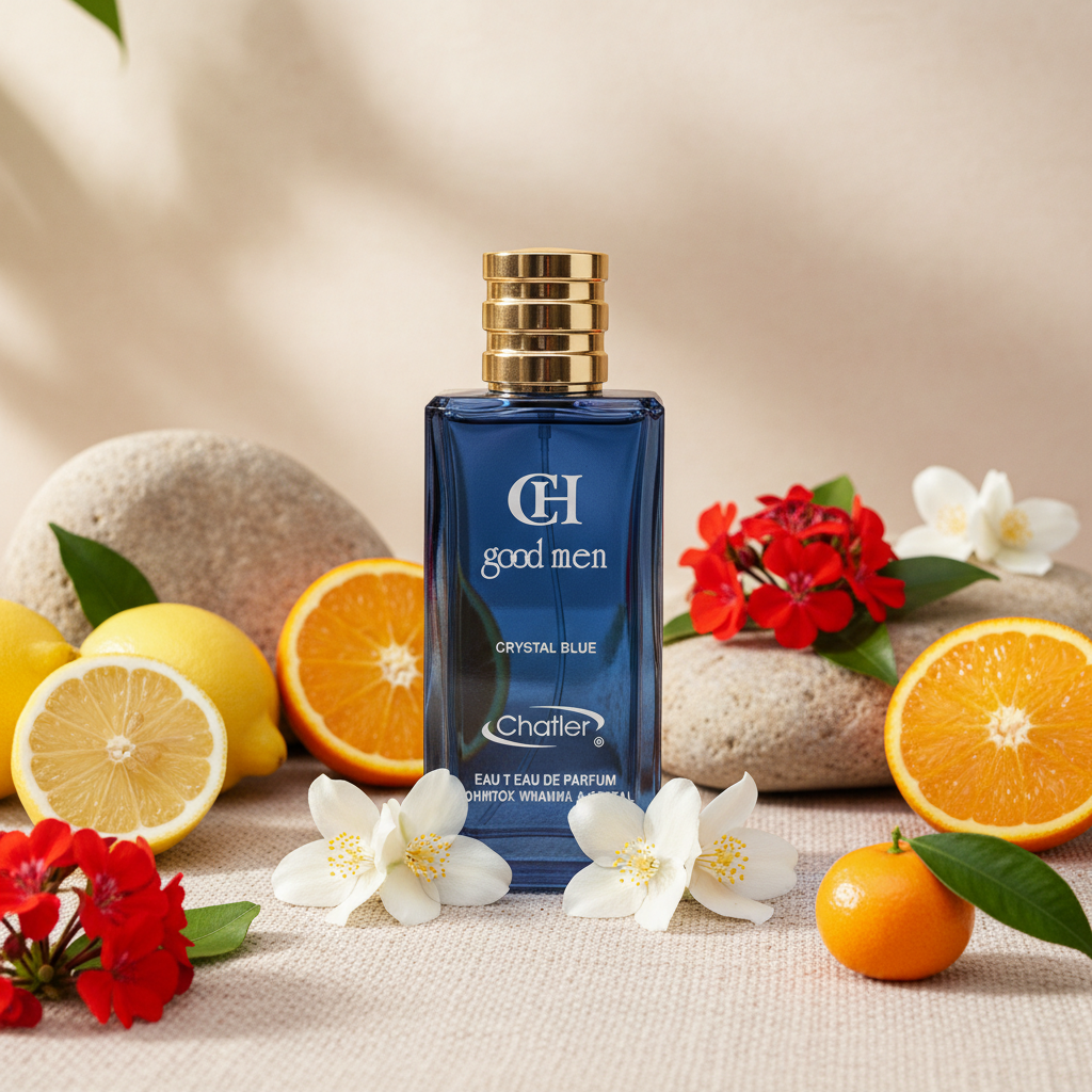 Eau De Parfum Good Men Cristal Blue Pour Homme 100ml - Frescura Mediterránea