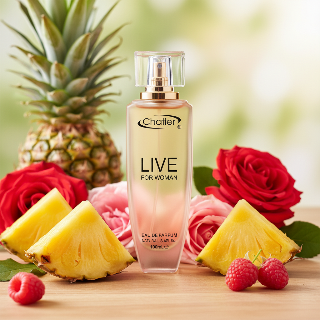 Eau De Parfum Live Bluss Pour Femme 100ML - Fragancia Floral Frutal