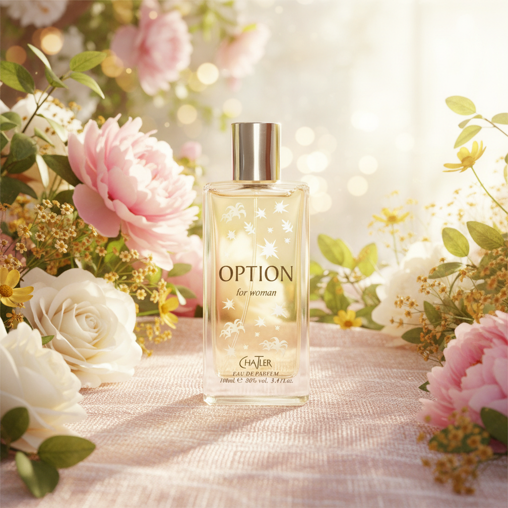 Eau De Parfum Option Pour Femme 100ML - Fragancia Floral Amaderada