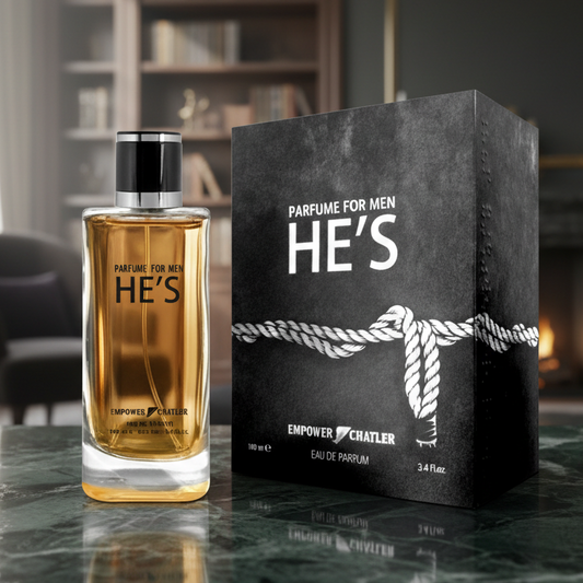 Eau De Parfum He's Pour Homme 100ML - Perfume Amaderado Aromático
