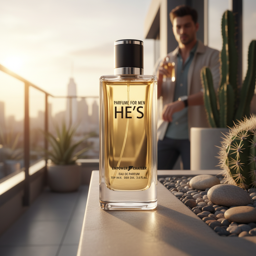 Eau De Parfum He's Pour Homme 100ML - Perfume Amaderado Aromático