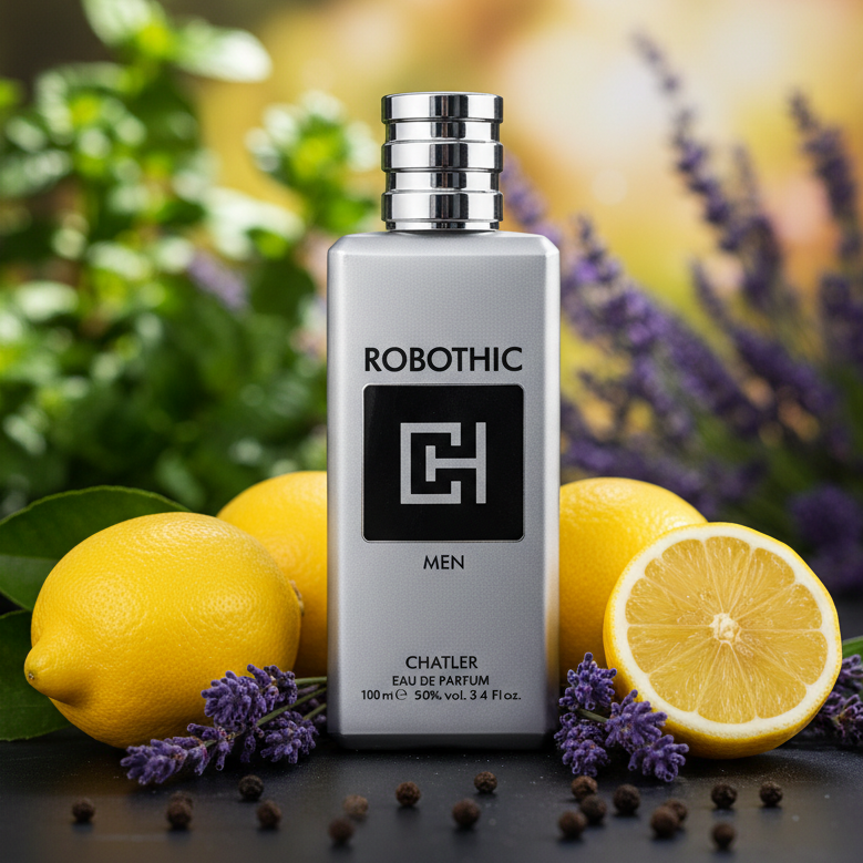 Eau De Parfum Robothic Pour Homme 100ML - Perfume Amaderado Aromático