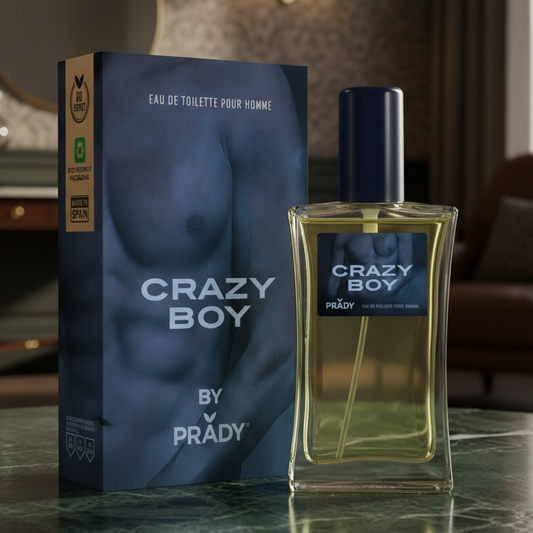 Eau De Toilette Crazy Boy Pour Homme 90ML - Fragancia Amaderada Especiada