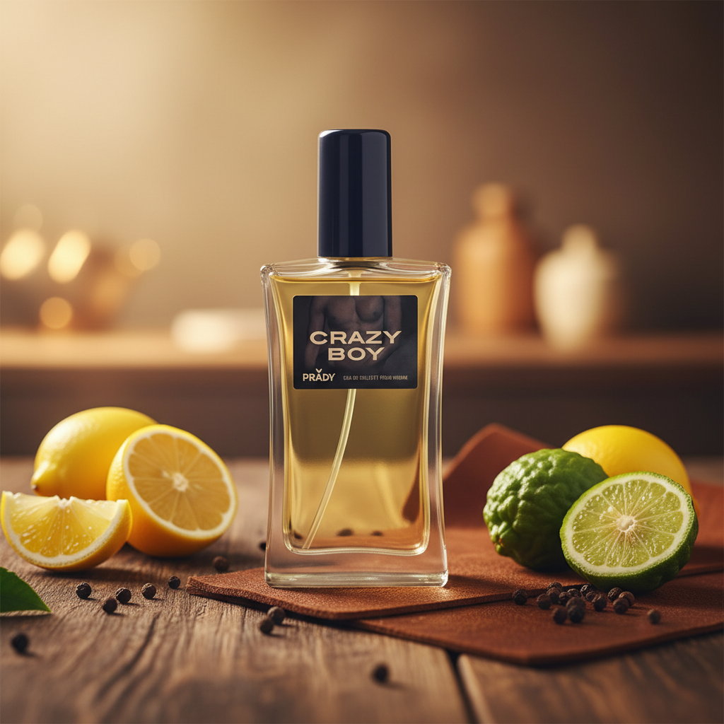 Eau De Toilette Crazy Boy Pour Homme 90ML - Fragancia Amaderada Especiada