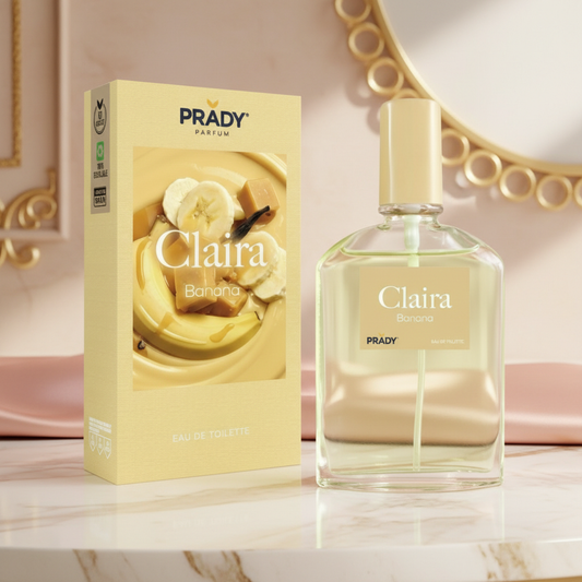 Eau De Toilette Claira Banana Para Mujer 90ML - Nueva Fragancia
