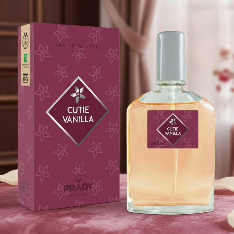 Eau De Toilette Cutie Vanilla Pour Femme 90ML - Elegancia Y Dulzura
