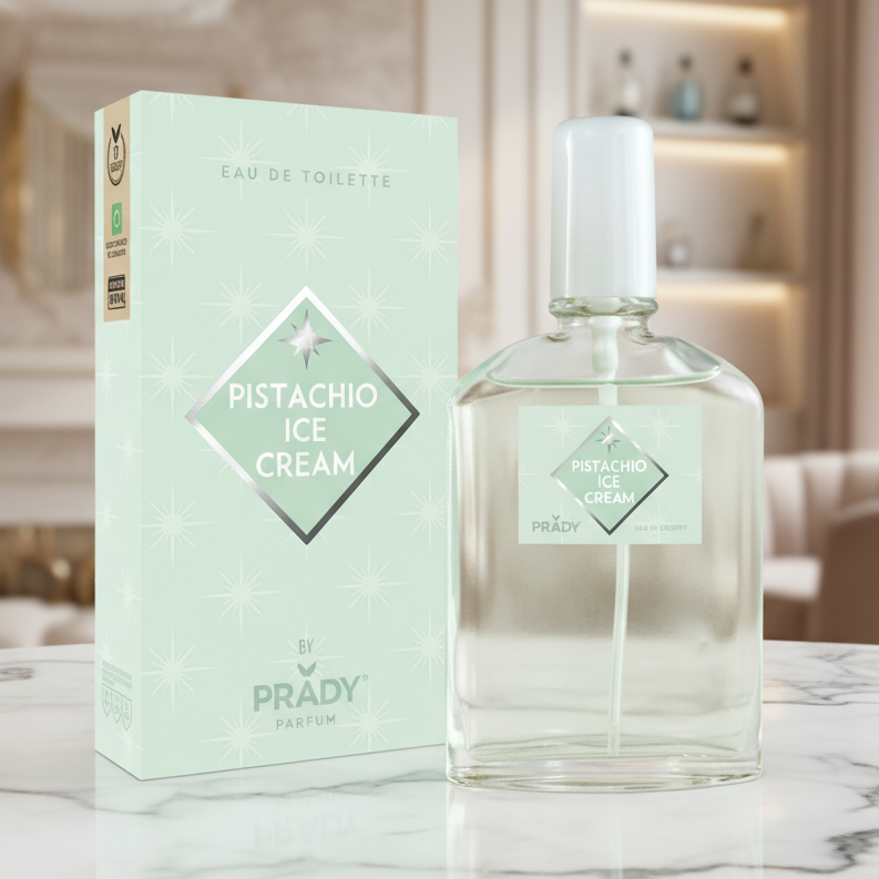 Eau De Toilette Pistachio Ice Cream Unisex 90ML - Aroma Irresistible