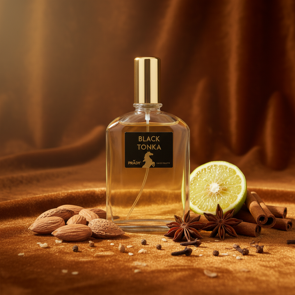 Eau De Toilette Black Tonka Unisex 90ML - Fragancia Exótica Y Cálida