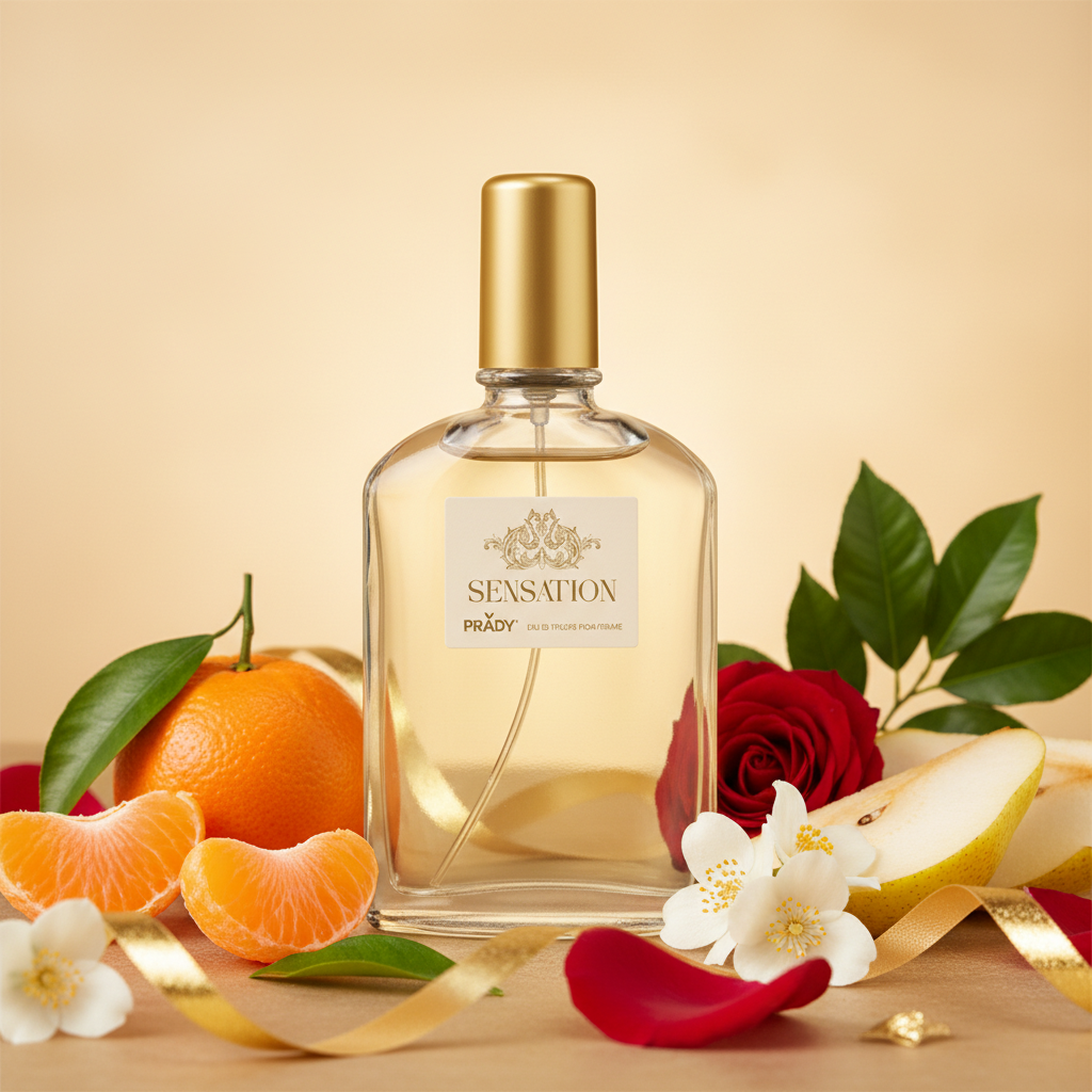 Eau De Toilette Sensation Pour Femme 90ML - Fragancia Floral Oriental