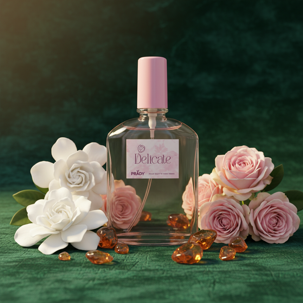 Eau De Toilette Delicate Pour Femme 90ML - Fragancia Floral Amaderada
