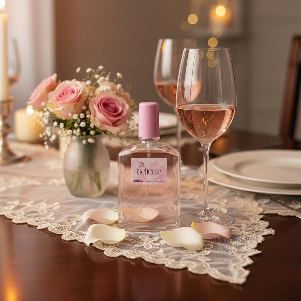 Eau De Toilette Delicate Pour Femme 90ML - Fragancia Floral Amaderada