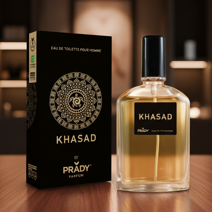 Eau De Toilette Khasad Pour Homme 90ML - Perfume Amaderado Oriental