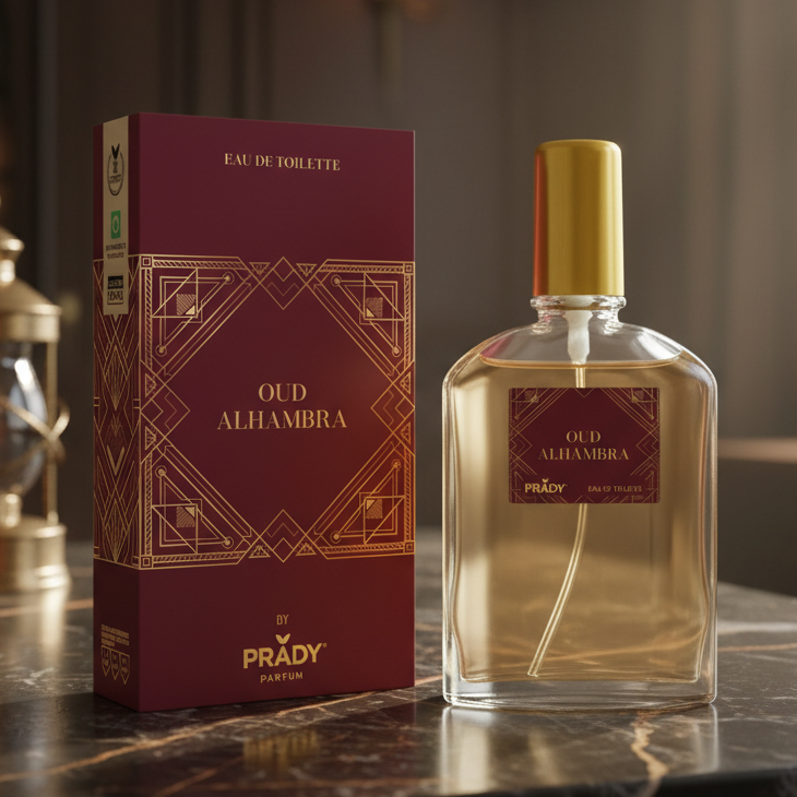 Eau De Toilette Oud Alhambra 90ML - Fragancia Amaderada Oriental