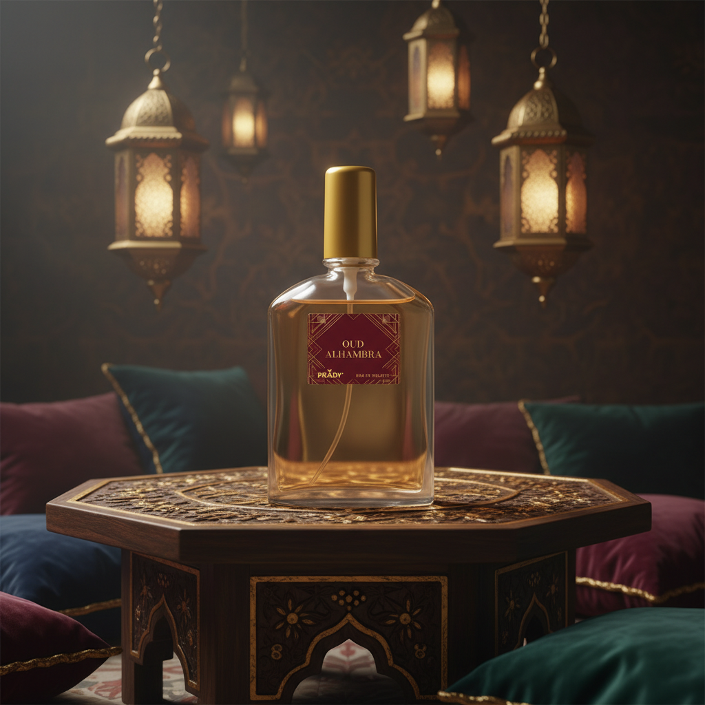 Eau De Toilette Oud Alhambra 90ML - Fragancia Amaderada Oriental
