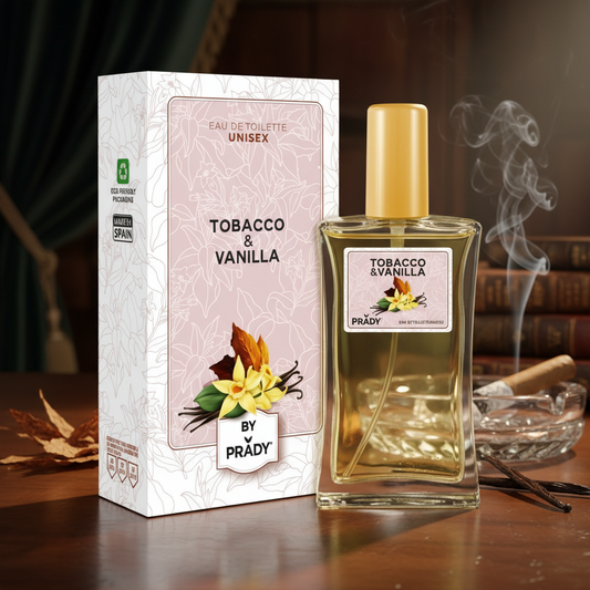 Eau De Toilette Unisex Tobacco & Vanille 90ML - Aroma Amaderado Especiado