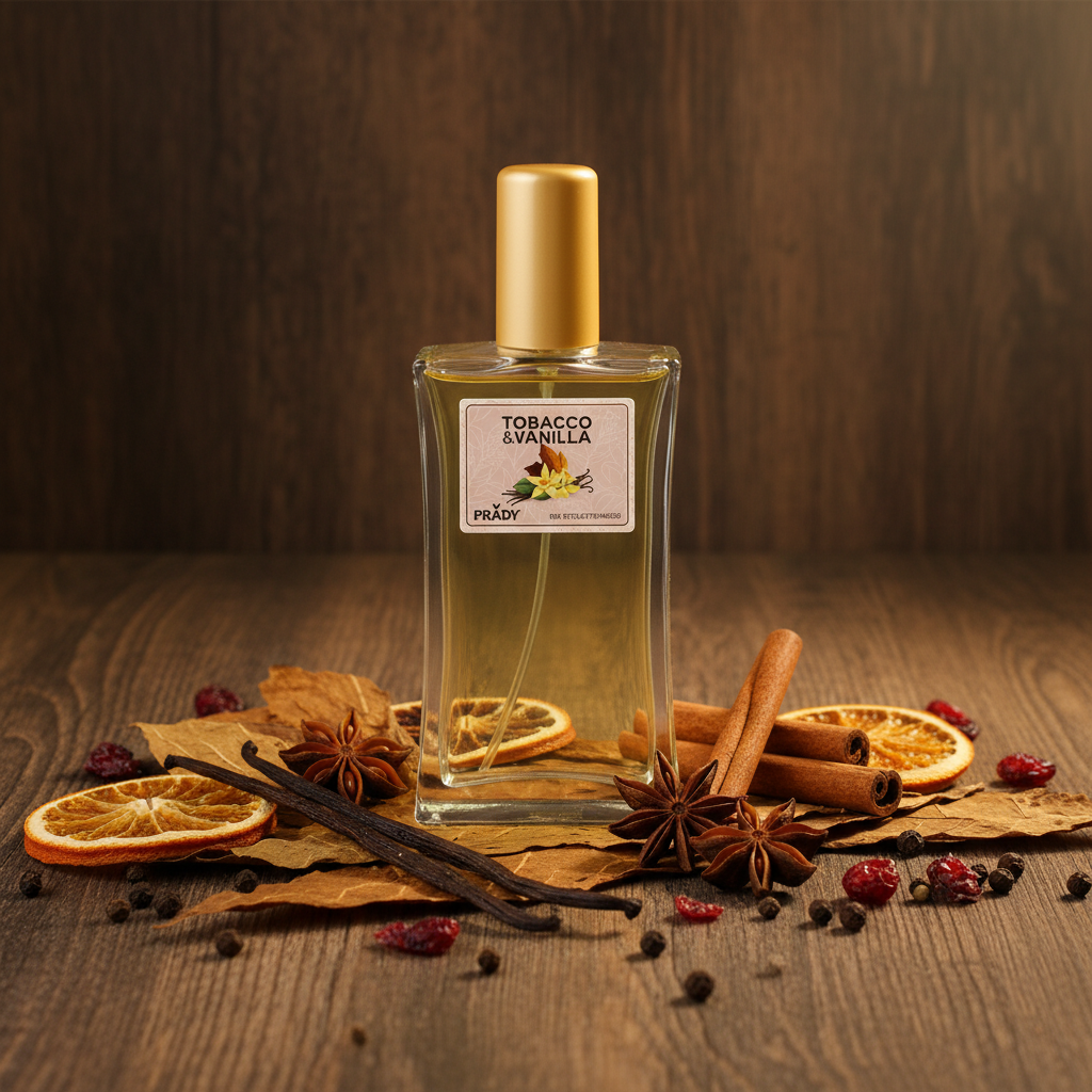 Eau De Toilette Unisex Tobacco & Vanille 90ML - Aroma Amaderado Especiado