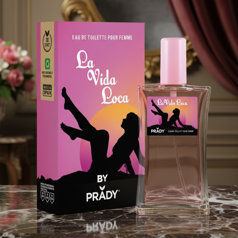 Eau De Toilette La Vida Loca Pour Femme 90ml - Perfume Floral Oriental