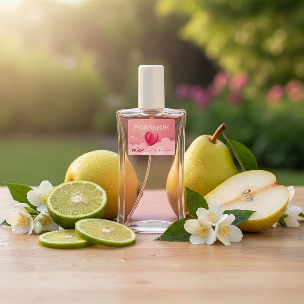 Eau De Toilette Poramor Pour Femme 90ML - Fragancia Floral Amaderada