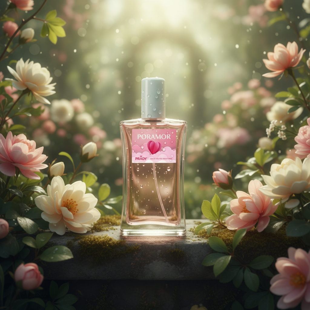 Eau De Toilette Poramor Pour Femme 90ML - Fragancia Floral Amaderada