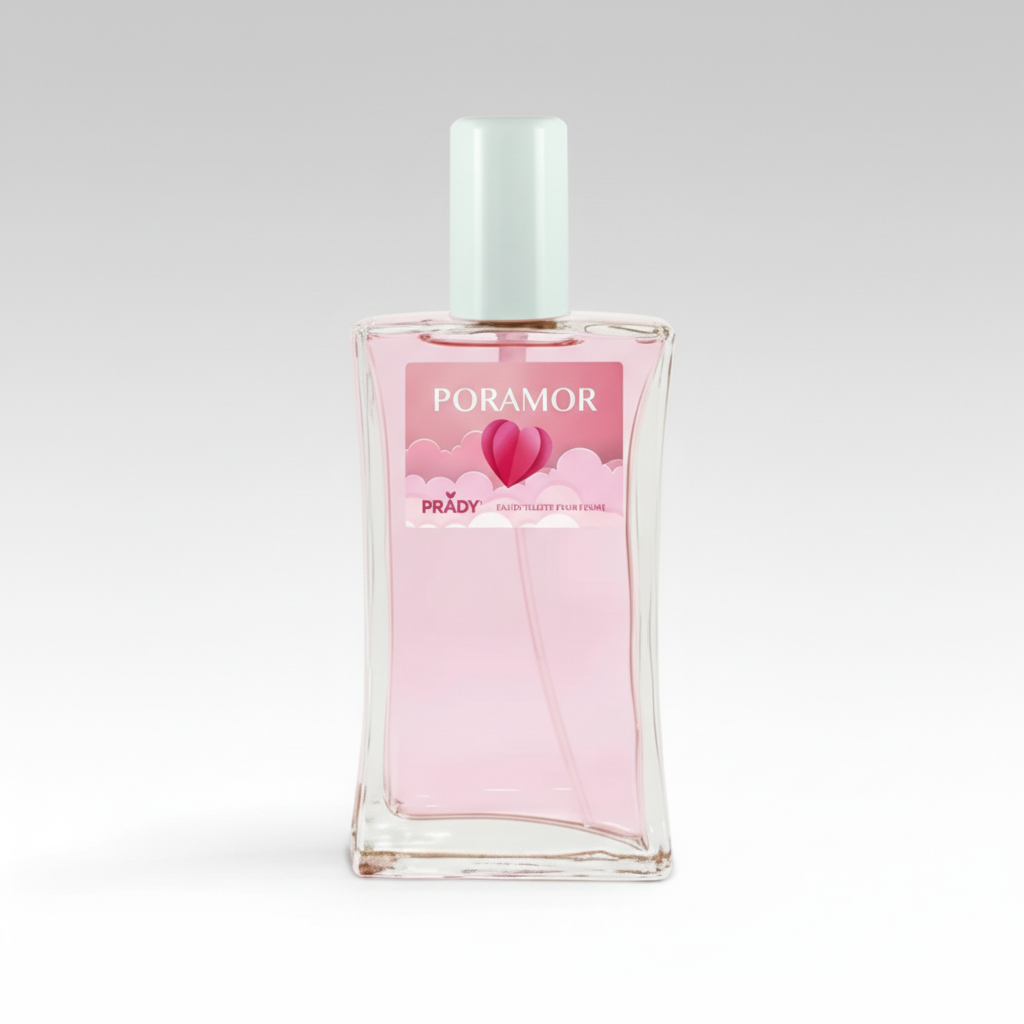 Eau De Toilette Poramor Pour Femme 90ML - Fragancia Floral Amaderada