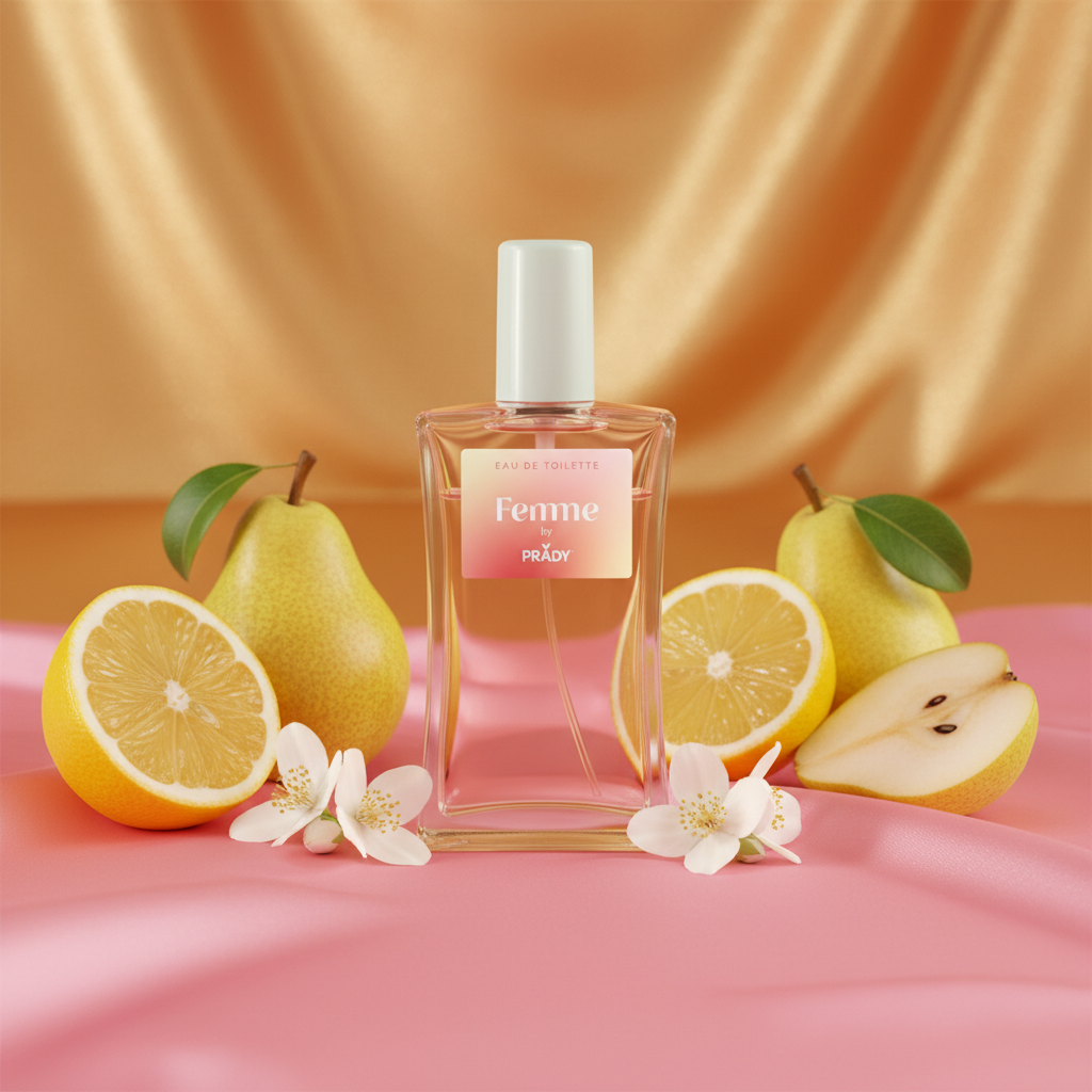 Eau De Toilette Femenina 90ML - Fragancia Floral Frutal Para Mujeres