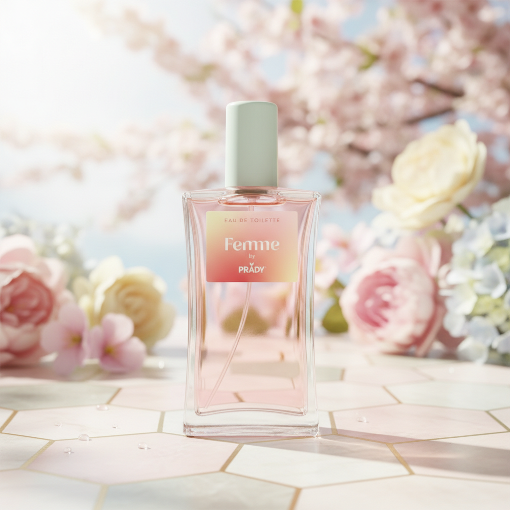 Eau De Toilette Femenina 90ML - Fragancia Floral Frutal Para Mujeres