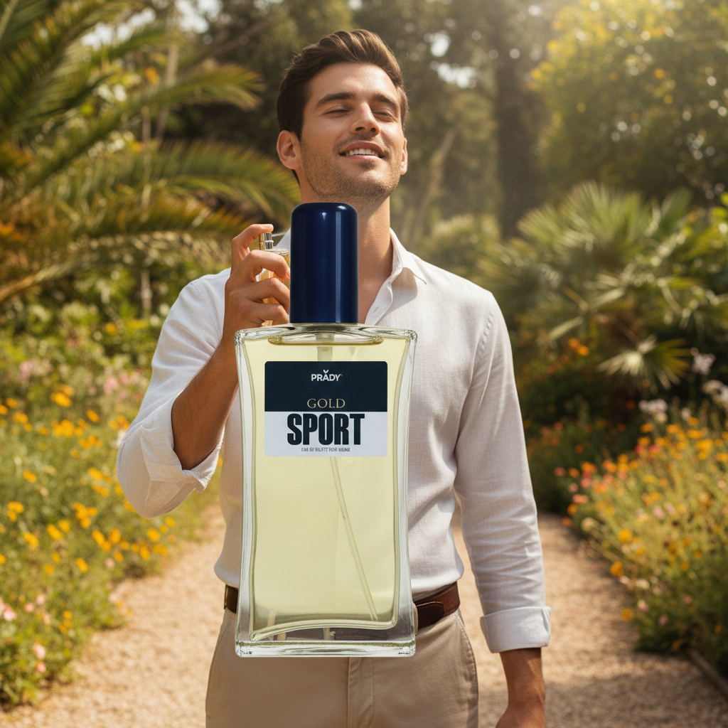 Eau De Toilette Gold Sport Pour Homme 90ML - Frescura Y Dinamismo