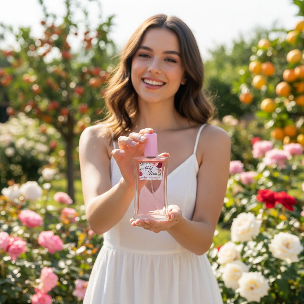 Eau De Toilette Floral Frutal Para Mujer 90ml - Fresca Y Vibrante