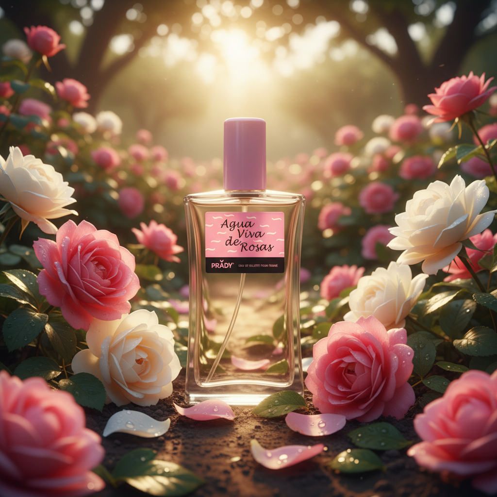 Eau De Toilette Agua Viva De Rosas Para Mujer 90ml - Frescura Floral