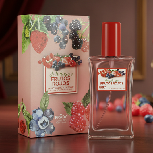 Eau De Toilette De Frutos Rojos 90ML - Aroma Fresco Y Frutal