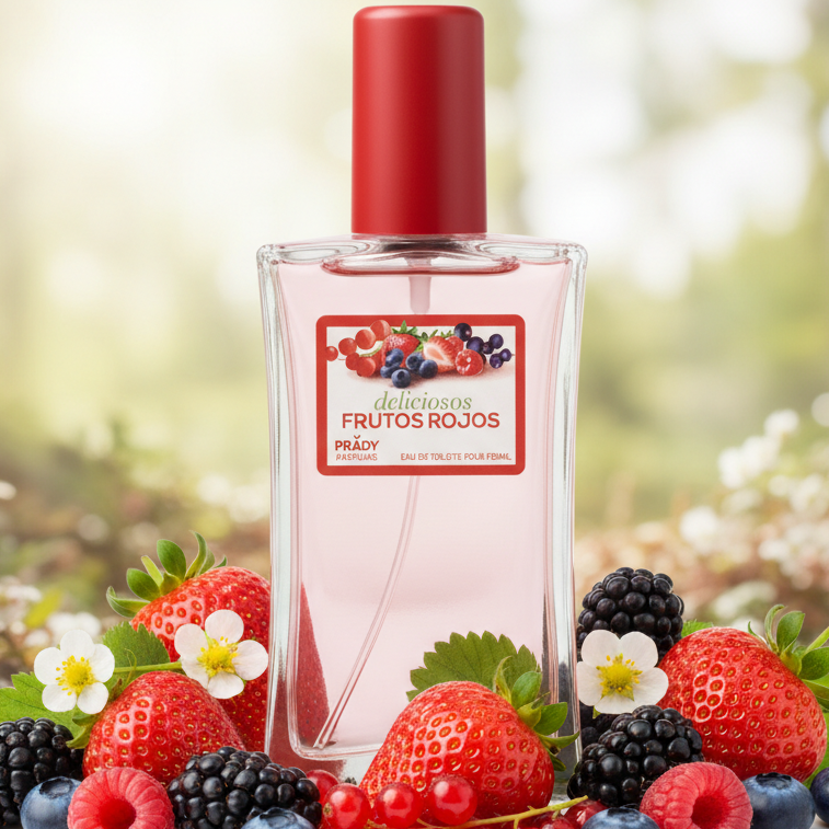 Eau De Toilette De Frutos Rojos 90ML - Aroma Fresco Y Frutal