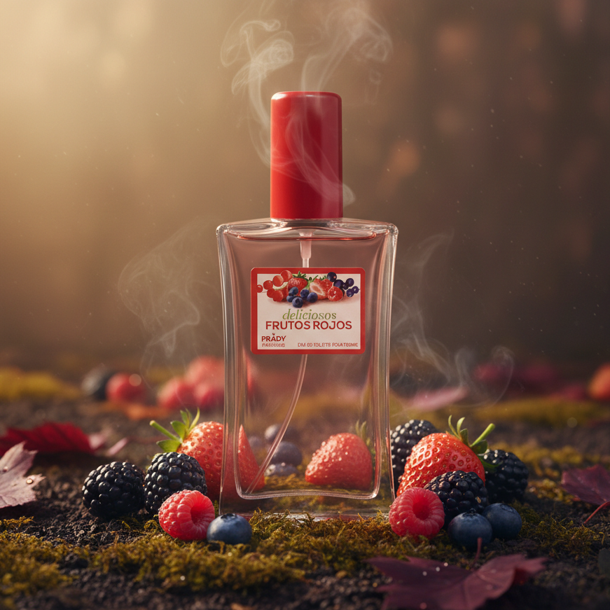 Eau De Toilette De Frutos Rojos 90ML - Aroma Fresco Y Frutal