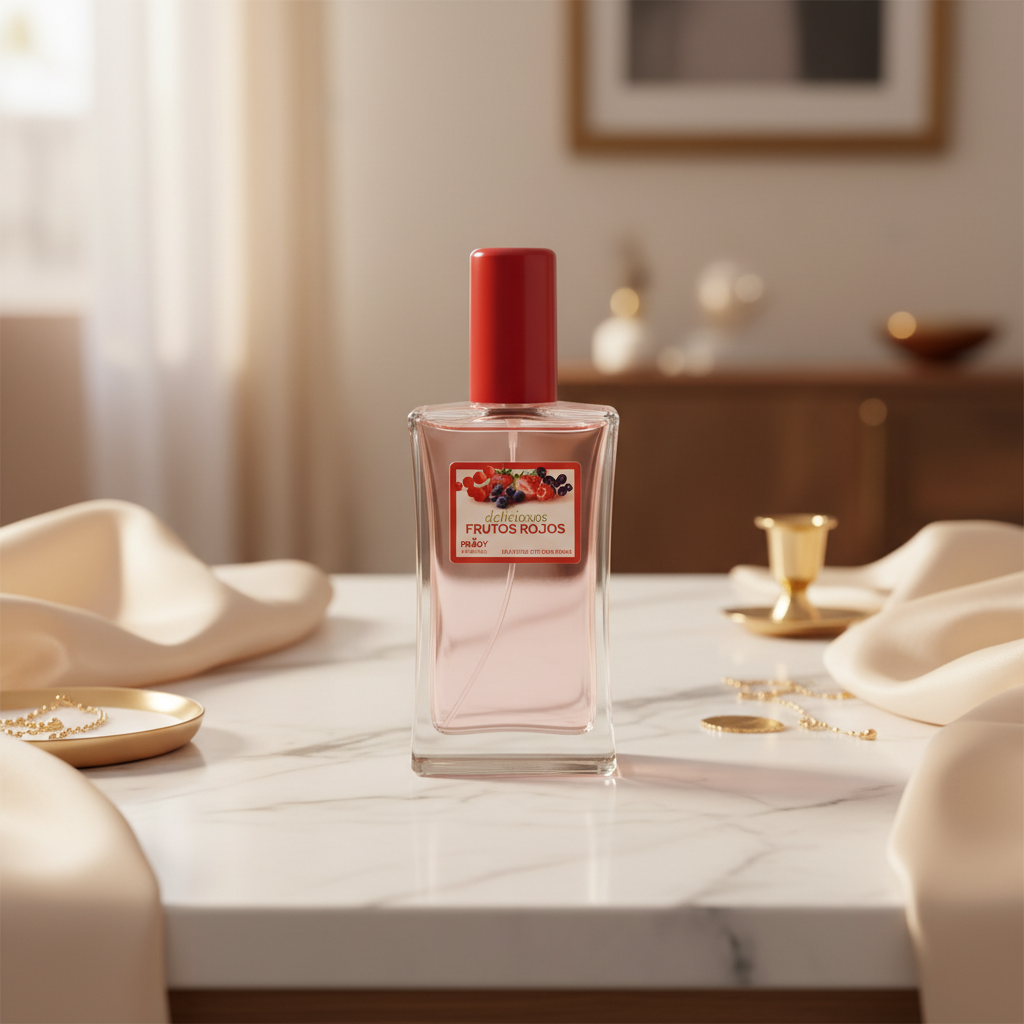 Eau De Toilette De Frutos Rojos 90ML - Aroma Fresco Y Frutal